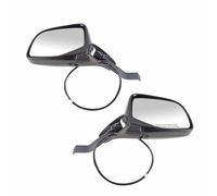 TRQ Driver & Passenger Side Mirror Set Power with Textured Housing Compatible with 1992-1996 Ford Bronco 1992-1997 F-150 F-250 1997 F-250 HD F-350 FO1320124 FO1321124