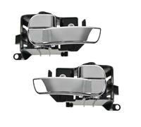 TRQ Paire de poignes de porte intrieures grises et chromes pour Frontier Pathfinder Xterra