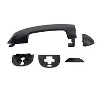 TRQ Poignée de porte extérieure noire compatible avec Ford Transit Connect 2010-2013