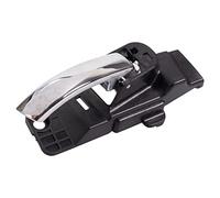 TRQ Poignée de porte intérieure avant droite chromée et noire compatible avec Dodge Avenger 2011-2014