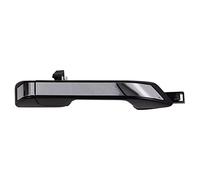 TRQ Rear Right Exterior Door Handle Chrome & Black Passenger Side Compatible with 2011-2017 Honda Odyssey