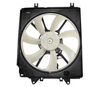 TRQ Ventilateur de refroidissement à condensateur A/C compatible avec Honda CR-V HO3113145 HO3113146 2017-2019