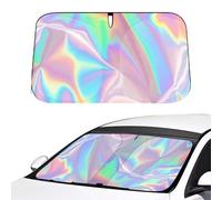 TRQCHIPS Pare-Soleil Pare-Brise pour Ford C-Max 2010-2015 2016 2017 2018 2019, Protection Solaire Voiture Laser Réfléchissant, Isolation Thermique Anti-UV, Pare-Soleil Avant,L