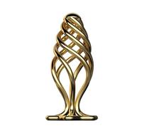 TRQOYTU Plug Anal Creux En Acier Inoxydable Doré Plug Anal Creux Spéculum Masseur De Prostate Dilatateur Anal Tunnel Expansion Tunnel Anal Spéculum Lavement Jouet Anal Érotique