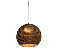 TRQZNLEP Suspension En Papier Nid D'Abeille Lampe Suspendue En Carton de Style Japonais Luminaire À Suspension Décoratif À L'Ancienne Pour Salon Cuisine Îlot Bar Entrée Salle Den/Color/A