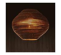 TRQZNLEP Suspension En Papier Nid D'Abeille Lampe Suspendue En Carton de Style Japonais Luminaire À Suspension Décoratif À L'Ancienne Pour Salon Cuisine Îlot Bar Entrée Salle Den/Color/J