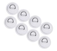 Trrymbbe 8pcs Kit de Patch en Acier Inoxydable en Acier Inoxydable, kit de Patch PVC PVC pour Accessoires canoë à Bateau Gonflable en Kayak, Pas Planche à glupaddle