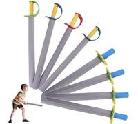 Trrymbbe 8pcs Mousse épée et Couteau, 20, 9x1, 8 Pouces eva Mousse de épée et Couteau Armes Molles, simulé Les épées pour Les Enfants pour Les activités de fête d'anniversaire Les épées Performance