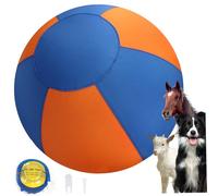 Trrymbbe Boule de Troupeau pour Chiens 18inch PVC Boule de Troupeau avec Couverture Polyester à Fermeture éclair