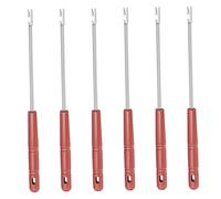 Trrymbbe Crows de pêche enlever Le dégât de décroche en métal Portable avec Une poignée en Plastique 6 pcs pêche à la