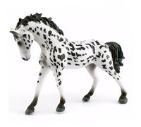 Trrymbbe Figurines de Chevaux, Appaloosa Horse State Animal Figures d'animaux, 5x1, 5x4 Plastique Toys Toys Birdal Gift Set Animals for Kids Boys Filles Figurines
