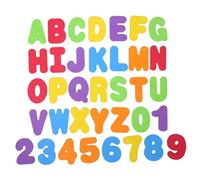 Trrymbbe Jouets de Bain, 36 Feuilles de Chiffres Amusants et Jouets Bain Alphabet, Lettres Alphabet et numéros flottants Apprentissage pour la Baignoire éducative pour Enfants Enfants Filles garçons