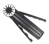 Trrymbbe Paper Craft Edge Cutter 12 in 1 360 ° Rotation Paper Trimter Non glipt Cutter avec glissière Claire et souverain Pliable Slecper pour Album, Fabrication de Cartes et Plus Curseur