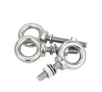 TRRYUIP Boulons à Oeil Anneaux à œil M3 M4 M5 M6 M8 avec rondelles et joints d'étanchéité en acier inoxydable 304, boulons allongés, vis écrous de levage for navires