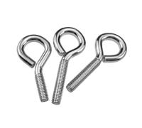 TRRYUIP Boulons à Oeil Vis à œil de mouton dents mécaniques en acier inoxydable 304 M3 - M10 / Crochet fermeture avec anneau, boulons allongés, longueur : 8 150 mm