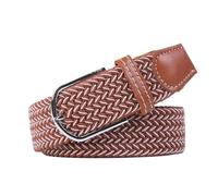 TRRYUIP Ceinture Toile Ceinture décontractée en toile tissée élastique tressée for homme et femme, avec boucle ardillon, 107/120/130 cm(3.3cmX107cm,Color-10)