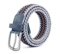 TRRYUIP Ceinture Toile Ceinture unisexe en toile tissée avec boucle ardillon for homme, ceinture d'extérieur décontractée, pantalon de cow-boy(Color-08)