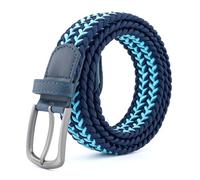 TRRYUIP Ceinture Toile Ceinture unisexe en toile tissée avec boucle ardillon for homme, ceinture d'extérieur décontractée, pantalon de cow-boy(Color-04)