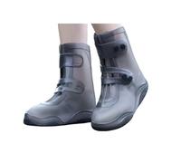 TRRYUIP Couvre Chaussure Impermeable Waterproof Shoe Covers Silicone Unisex Rain Boot Thickened Wear-Resistant(Brown,L)