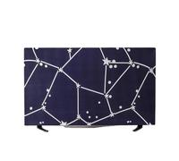 TRRYUIP Housse De Protection Pour Téléviseur Élastique simple la télé Couvrir couverture de poussière ménage 40/50/55/65 pouces surface plate suspendue TV LCD Chiffon(01,40Inch)