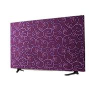 TRRYUIP Housse De Protection Pour Téléviseur la télé PROTECTION COUVERTURE DE PROVOIR TV LCD Couvercle de poussière Tissu couverture polyester 19-70 pouces Décoration universelle(9,28 INCH)