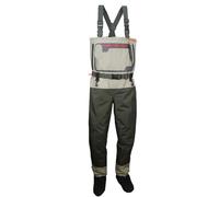TRRYUIP Waders Peche Homme Cuissardes de pêche for Hommes, Bas Respirant, Wader léger Convertible, Kit Pantalons pataugeoire Chasse for la à Mouche(M)