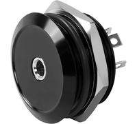 TRS 1/8 Encastré Fileté Fixe Casque Adaptateur 3.5mm Femelle vers Borne à Souder Panneau Montage stéréo Connecteur 3 Pôle Casque Soudure Module,pour Casque,Amplificateur,Mixeur