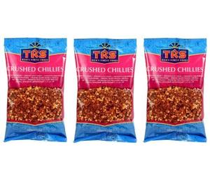 TRS - Flocons de Piment Rouge séché - Sachet de 3 (3 x 100 g) - Extra Fort
