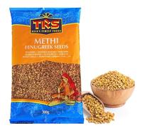 TRS Graines de fenugrec (Methi) 300 g - Sans blé, légèrement torréfiées, 100 % naturelles, idéales pour le curry, les mélanges d'épices et les thés - Qualité supérieure, végétaliennes et sans gluten