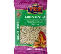 TRS Lentilles Vertes Entier 0.5 kg 1 Unité | Légumineuses sèches entières, source de protéines végétales - idéales pour soupes et plats mijotés