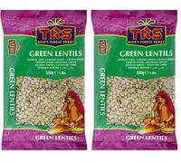 TRS Lentilles Vertes Entier 0.5 kg 1 Unité (Lot de 2)