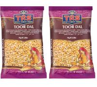 TRS Toor Dall Naturel 1 kg 1 Unité (Lot de 2)