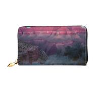 TRSGKSQP Grand Canyon Portefeuille en cuir ultra fin pour homme et femme avec porte-cartes de crédit