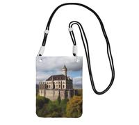 TRSGKSQP Petit sac à bandoulière pour femme - Mini portefeuille pour téléphone portable - Monuments historiques de l'Arménie - Sac pour téléphone portable, Noir , Taille unique