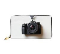 TRSGKSQP Portefeuille en cuir pour homme et femme - Portefeuille ultra fin avec porte-cartes de crédit - À suspendre sur un mur blanc