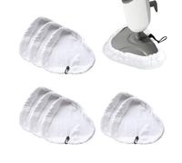 Trsnzul 8 Chiffons de Rechange pour Balai Vapeur, Chiffons en Microfibre Pads de Nettoyage Universel Compatible avec d'Autres Balais Vapeur
