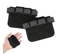 Trsnzul Gants de Fitness de Traction en Cuir, Poignées pour Entraînement, Respirant Confortable Antidérapant Gants Musculation en Cuir de Vache Accessoires D'entraînement