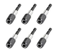 Trsnzul Lot de 6 Porte-Embouts Magnétiques à Changement Rapide 1/4" (60 mm), Convient pour Perceuse, Tournevis, Visseuse sans Fil, Perceuse-Visseuse Sans Fil, Embouts Porte-Embout
