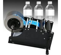 TRTDYFKH Étiqueteuse Manuelle, applicateur d'étiquettes 30 Fois/Minute, for Bouteilles Rondes, étiqueteuse for canettes et Plastique