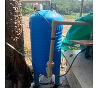 TRTDYFKH Réservoir d'eau sous Pression de 26/40/53/80/106/132 gallons, en polyéthylène avec Ports de 1-1/4 Pouce, kit for Pompe d'alimentation, pressurisation et Stockage(132gal/500L)