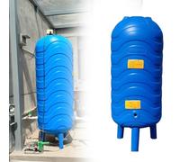 TRTDYFKH Réservoir d'eau sous Pression en Plastique PE 250L/ 200L/ 150L/ 130L/ 120L/ 100L/ 50L, for Usage Résidentiel, Jardin, Chauffe-Eau(50L/13.2GAL(80x35cm/31.4x13.7in))