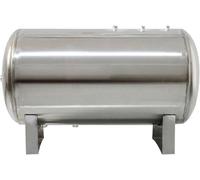 TRTDYFKH Réservoir d'eau sous Pression Horizontal en Acier Inoxydable, Grand Format, for Pompes De Puits/systèmes, À Vessie Stockage avec Kit(100L/26.4GaL(75x55cm/29.5x21.6in))