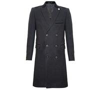 Tru Clothing Manteau d'Hiver Chaud à Double Boutonnage 3/4 Pour Homme
