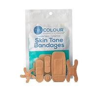 Tru-Colour skin tone: beige assortis bandages sac unique (30 count, sac aqua)