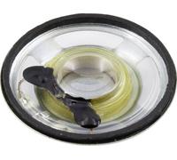 TRU COMPONENTS 1.57 pouces 4 cm Haut-parleur miniature 1 W 8 Ω membrane en plastique, résiste à l'humidité, membrane transparente