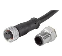 TRU COMPONENTS 1229336 Connecteur circulaire confectionné femelle, droit,