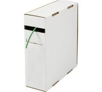 TRU COMPONENTS 1565145 Gaine thermorétractable sans colle vert 25 mm 12.50 mm