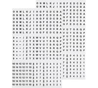 TRU COMPONENTS 1565168 Etiquette imprimée Impression A - Z, +, -, 0 - 15 606616