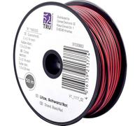 TRU Components Fil de câblage 1565203 2 x 0,14 mm² noir/rouge 50 m