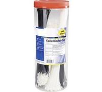 TRU COMPONENTS 1566530 Serre-câble 100 mm, 200 mm, 300 mm 3.60 mm noir, naturel 500 pc(s)